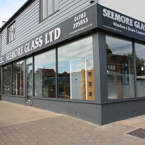 Seemore glass hockely essex double glazing showroom